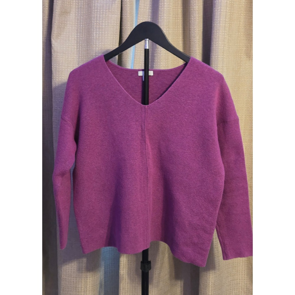J.Jill Long Sleeve V-Neck Sweater Women's Size‎ Small Purple